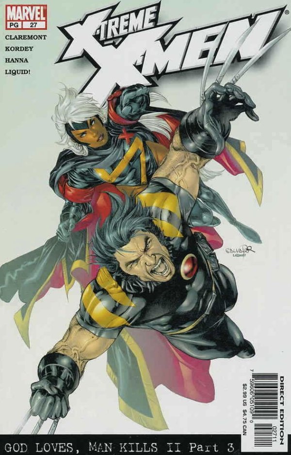 X-Treme X-Men #27 (August 2003) comic book cover
