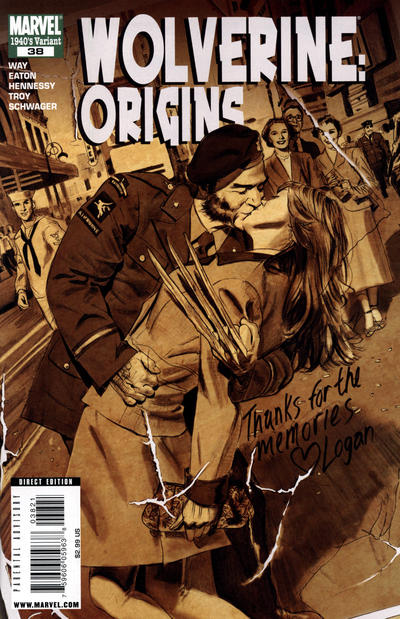 Wolverine: Origins #38B [40's Decade Variant] (September 2009)