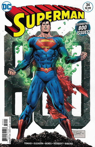 Superman Vol IV #34B [Tony S. Daniel '800' Variant] (January 2018)