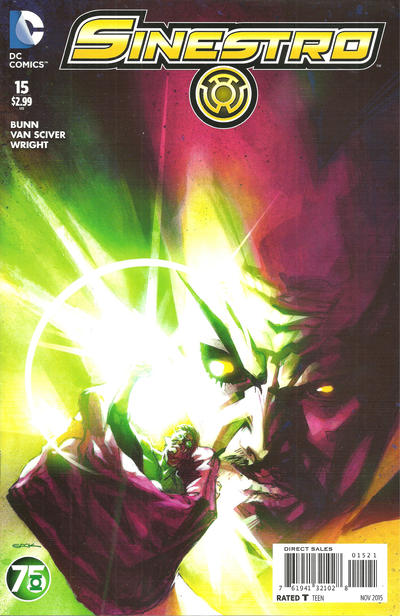Sinestro #15B [Green Lantern 75th Anniversary Variant] (November 2015)