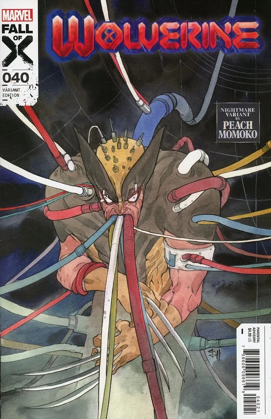 Wolverine Vol VII #40B [Peach Momoko 'Nightmare Variant'] (February 2024)