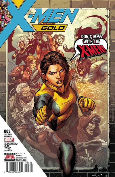 X-Men: Gold #3 [Second Printing Syaf Variant] (September 2017)