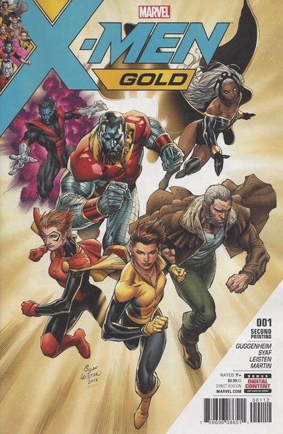 X-Men: Gold #1 [Second Printing Variant] (July 2017)