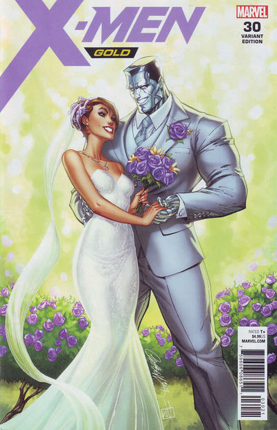 X-Men: Gold #30B [J. Scott Campbell 'Happy Couple' Variant] (August 2018)