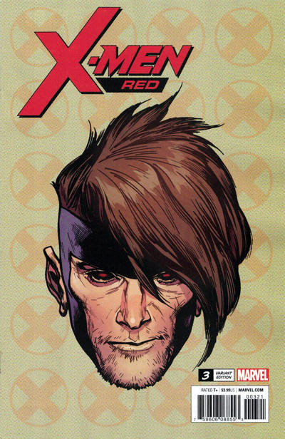 X-Men: Red #3B [Travis Charest 'Legacy Headshot ' Variant] (June 2018)