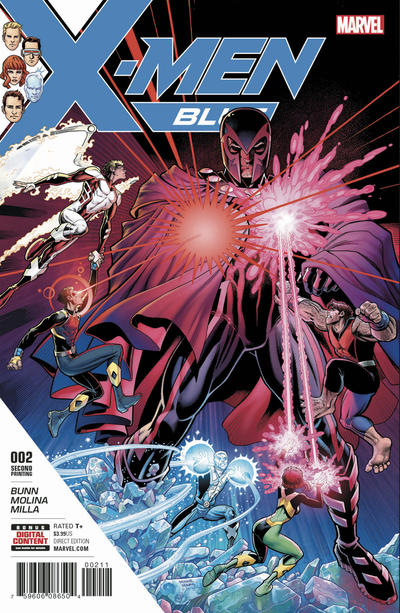 X-Men: Blue #2 Second Printing (June 2017)