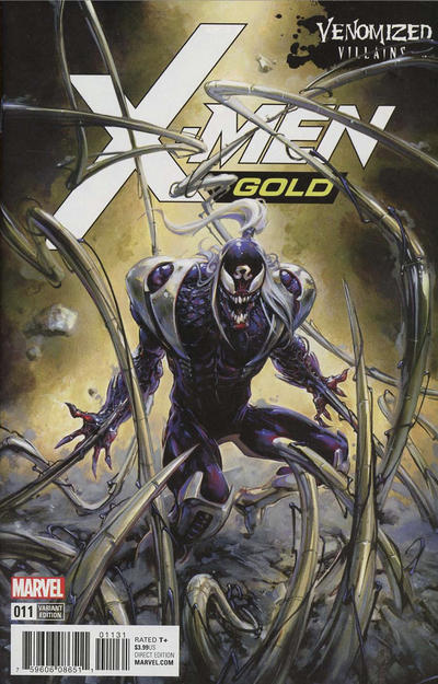 X-Men: Gold #11C [Clayton Crain 'Venomized Omega Red' Variant] (November 2017)