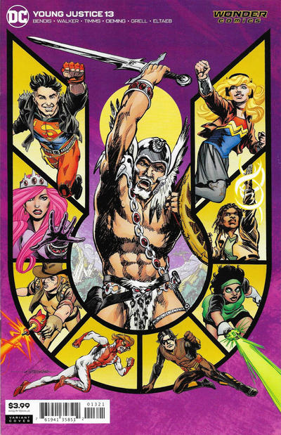 Young Justice Vol III #13B [Mike Grell Variant] (April 2020)