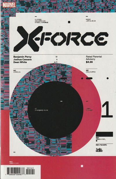 X-Force Vol VI #1D [Tom Muller Design Variant] (January 2020)