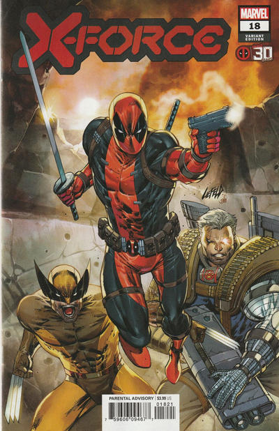X-Force Vol VI #18B [Rob Liefeld 'Deadpool 30th Anniversary' Variant] (May 2021)