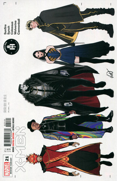 X-Men Vol IV #21D [Lucas Werneck Character Design Variant] (June 2021)