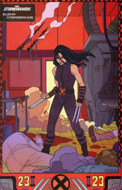 X-23: Deadly Regenesis #1D [Elena Casagrande 'Stormbreakers' Variant] (May 2023)