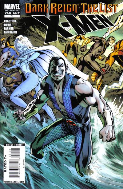 Dark Reign: The List - X-Men #1 Second Printing (November 2009)