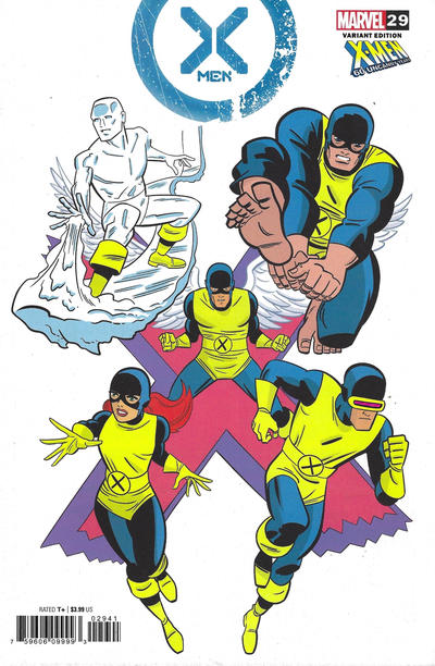 X-Men Vol V #29D [Jacob Edgar 'X-Men 60th Anniversary Variant'] (February 2024)