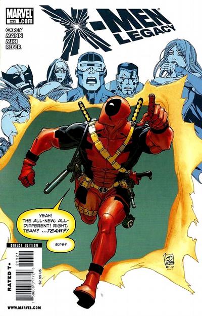X-Men: Legacy #233B [Deadpool Variant] (April 2010)