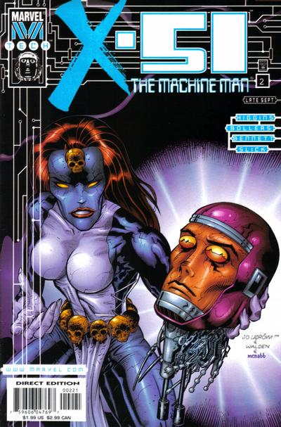 X-51: The Machine Man #2B (September 1999)
