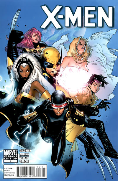 X-Men Vol II #1F [Paco Medina Blue Variant] (September 2010)