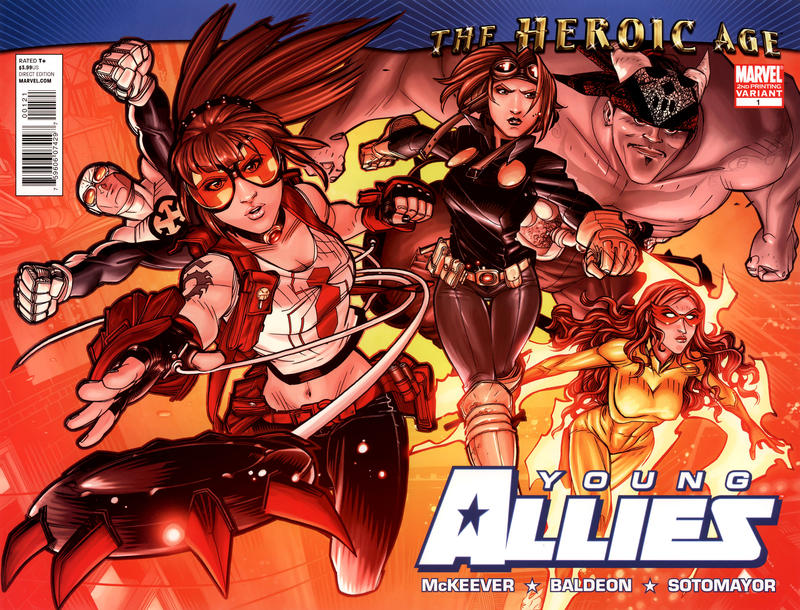 Young Allies #1 [Second Printing] (August 2010)