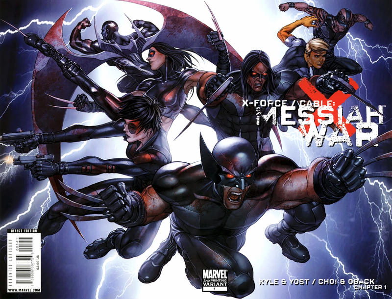 X-Force / Cable: Messiah War #1 [Second Printing Variant] (May 2009)