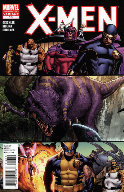 X-Men Vol II #16 [Second Printing Variant by Jorge Molina] (October 2011)