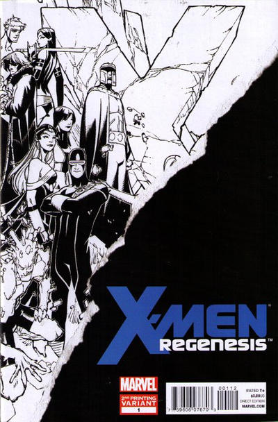 X-Men: Regenesis #1 [Second Printing Cyclops Variant] (December 2011)