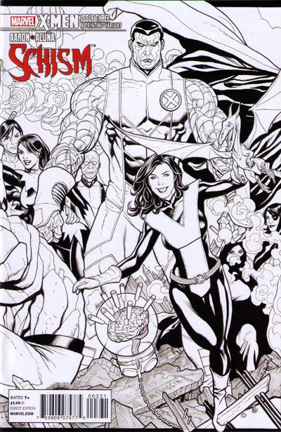 X-Men: Schism #3 [X Printing Variant] (January 2012)