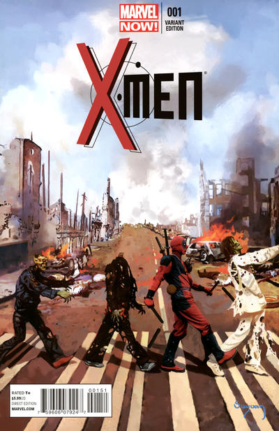X-Men Vol III #1E [Arthur Suydam 'Deadpool Zombie' Variant] (July 2013)