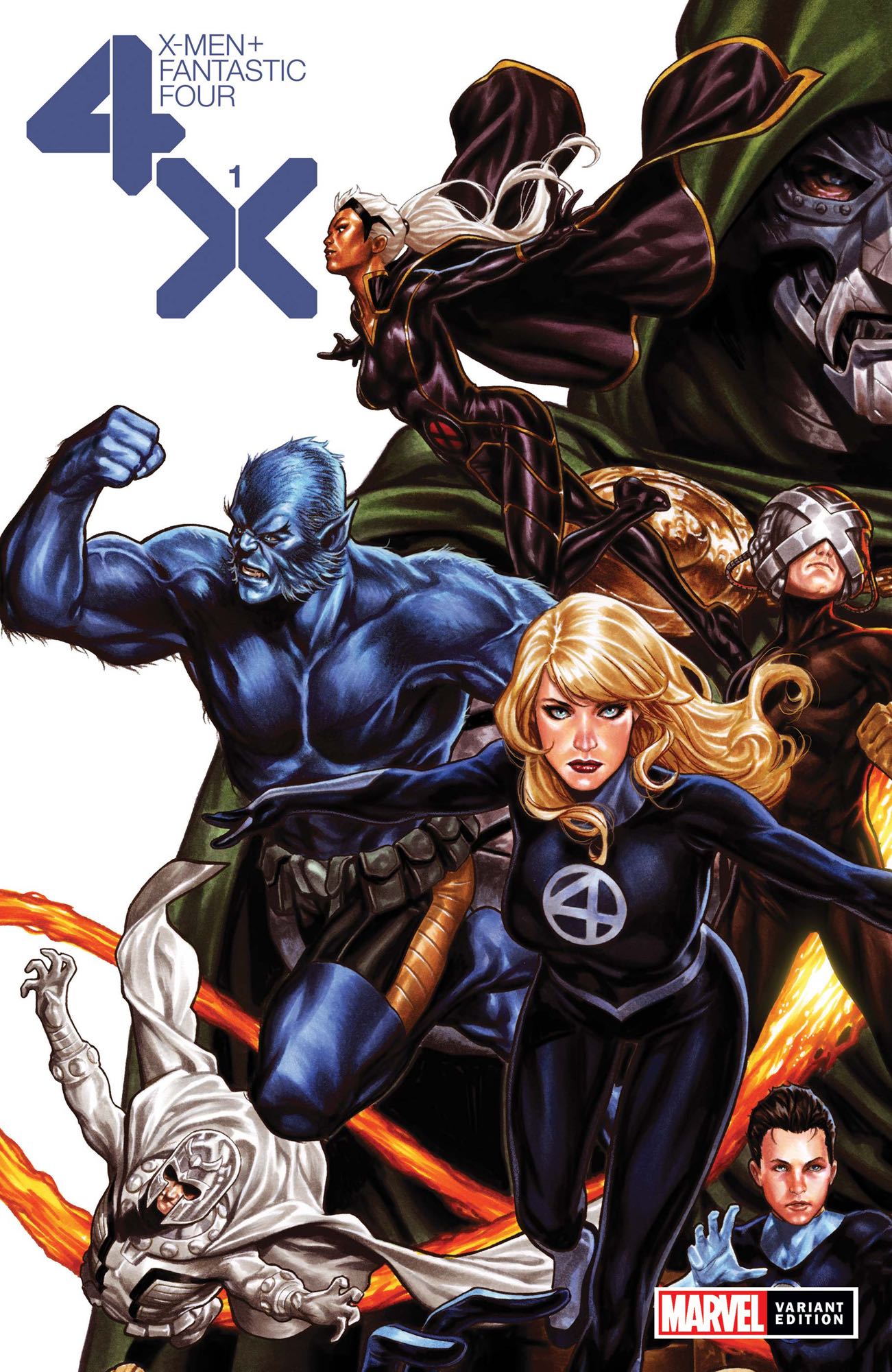 X-Men + Fantastic Four #1E [Mark Brooks Variant] (April 2020)