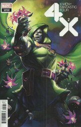 X-Men + Fantastic Four #2B [Hetrick Flower Variant] (April 2020)