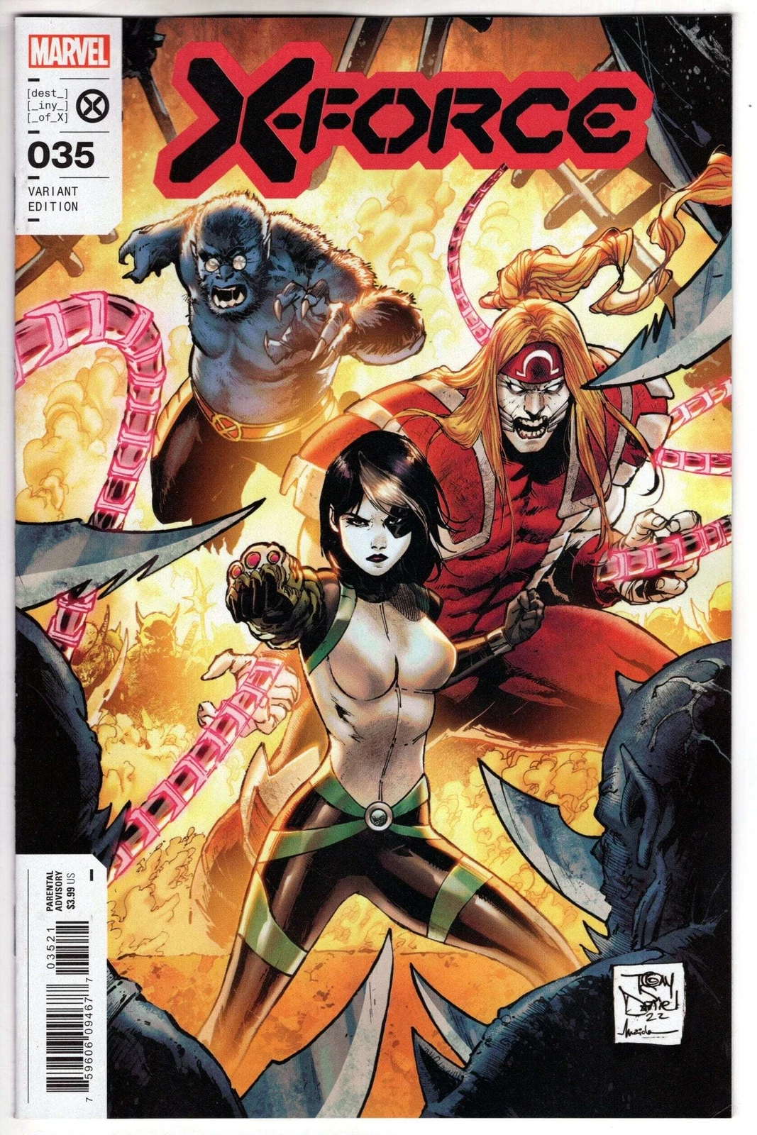 X-Force Vol VI #35B [Tony S. Daniel Variant] (February 2023)