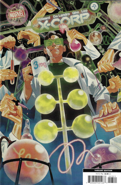 X-Corp #3B [Del Mundo Variant] (August 2021)