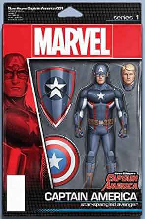 Captain America: Steve Rogers #1E [John Tyler Christopher Action Figure Variant] (July 2016)