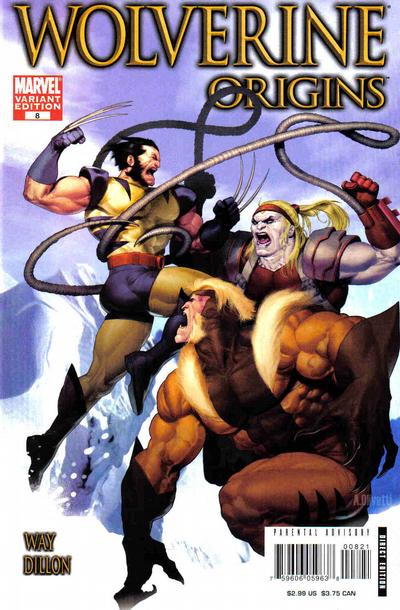 Wolverine: Origins #8B [Olivetti Variant] (January 2007)