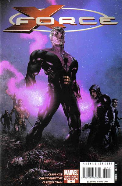 X-Force Vol III #6B [Bloody Variant] (October 2008)