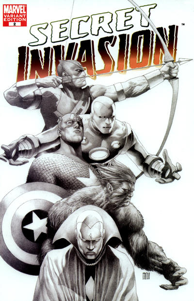 Secret Invasion #2C [Steve McNiven Sketch Variant ] (July 2008)