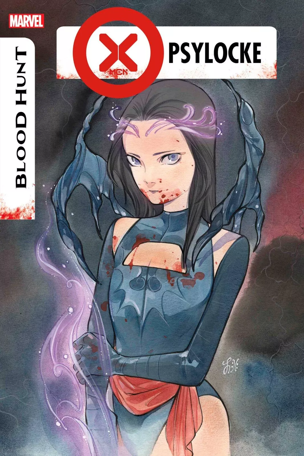 X-Men: Blood Hunt - Psylocke #1B [Peach Momoko Variant] (September 2024)