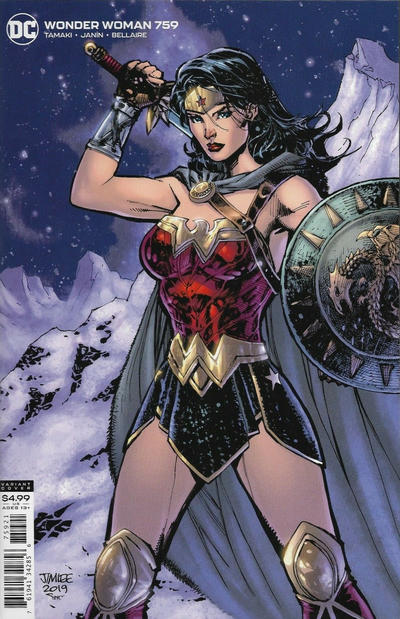 Wonder Woman Vol V #759B [Jim Lee Cardstock Variant] (September 2020)