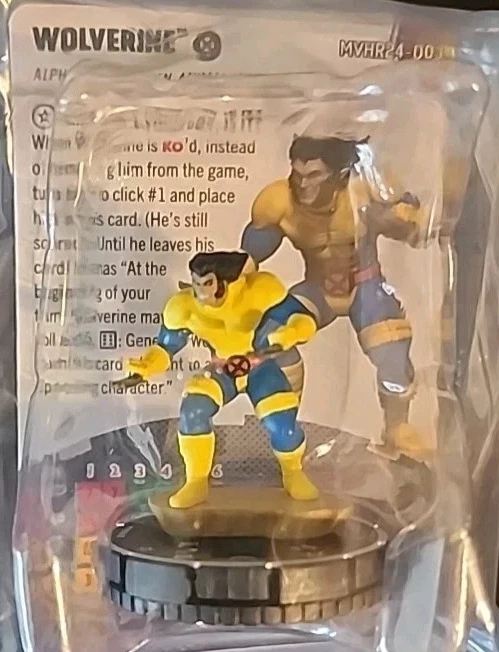 Wolverine MVHR24-003 HeroClix Figure with Card Marvel OP Kit