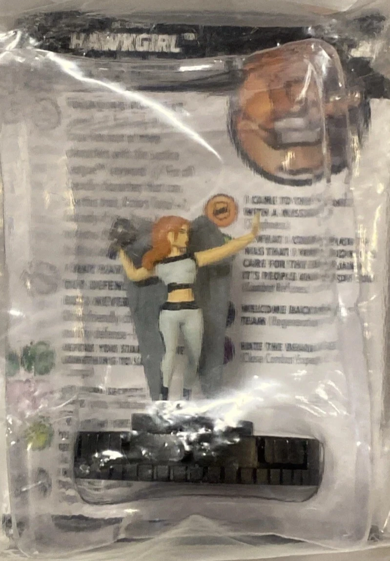 Hawkgirl #100 HeroClix Figure with Card DC Organized Play Kit