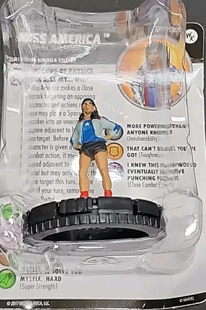 Miss America M17-009 HeroClix Figure with Card Marvel OP Kit