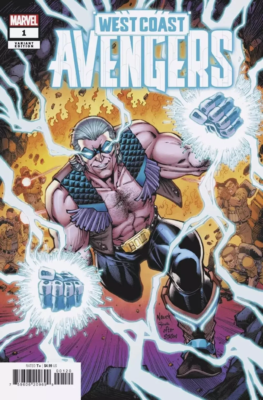 West Coast Avengers Vol IV #1U [Todd Nauck Surprise Variant] (January 2025)