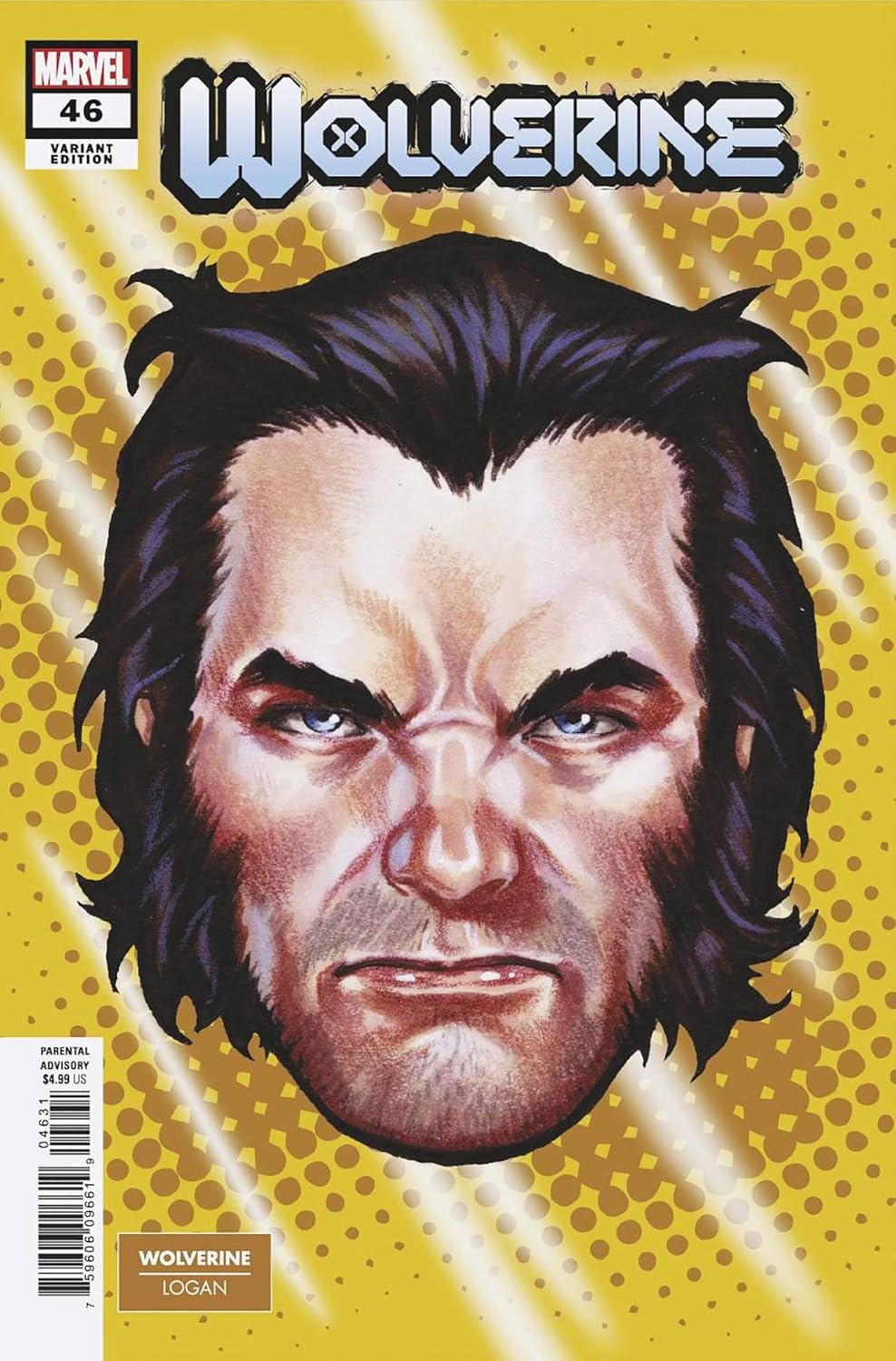 Wolverine Vol VII #46C [Mark Brooks Headshot Variant] (May 2024)