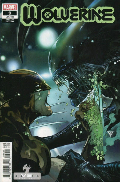 Wolverine Vol VII #9B [R.B. Silva Marvel vs Alien Variant] (March 2021)