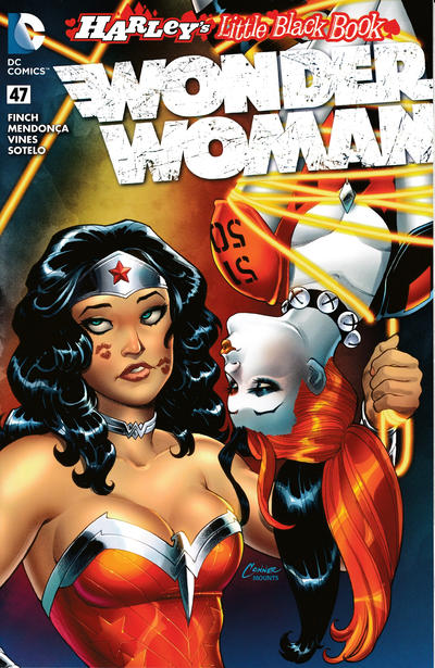 Wonder Woman Vol IV #47D [Harley Quinn Little Black Book Amanda Conner Color Variant] (February 2016)