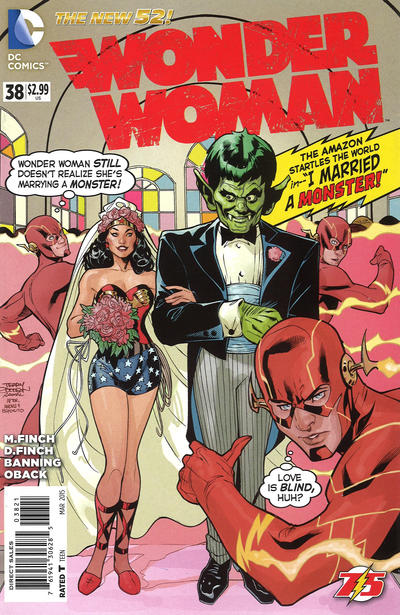 Wonder Woman Vol IV #38B [Flash 75th Anniversary Variant] (March 2015)