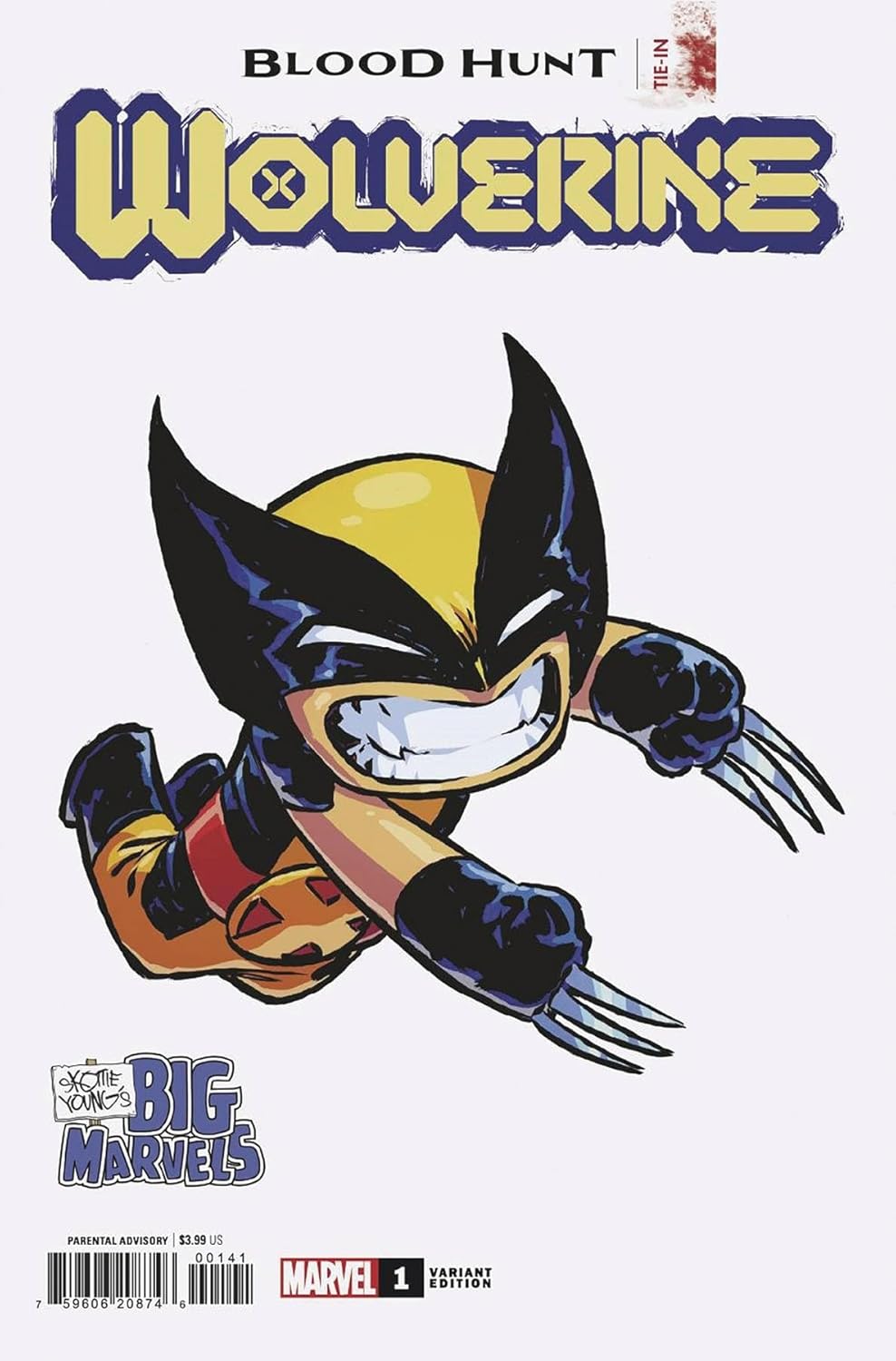 Wolverine: Blood Hunt #1D ['Skottie Young's Big Marvels' Variant] (August 2024)