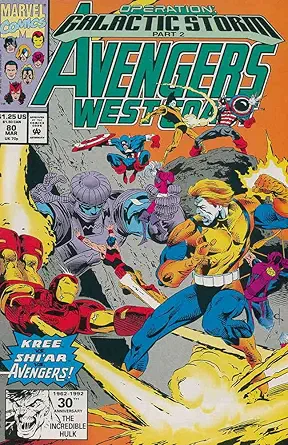 Avengers West Coast Vol II #80 (March 1992)