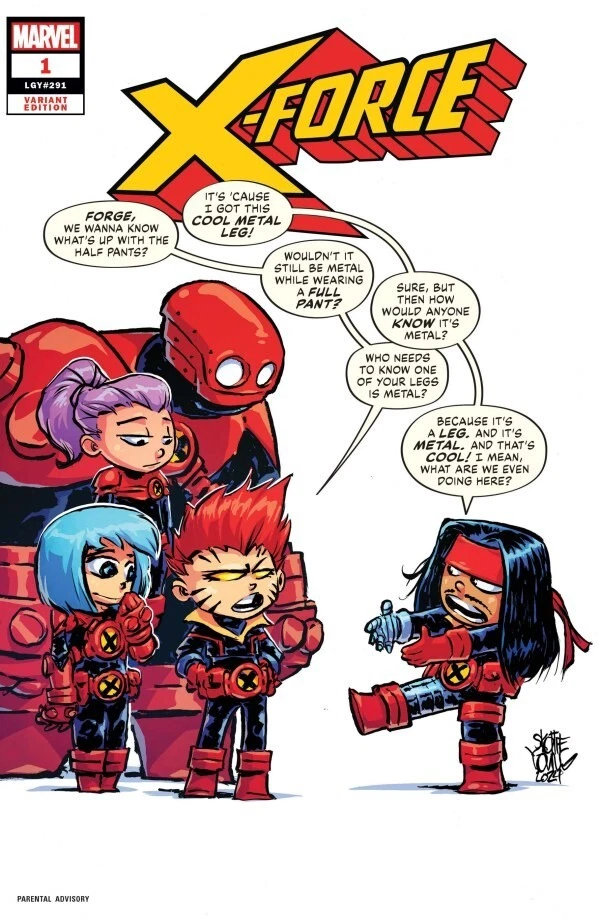 X-Force Vol VII #1D [Skottie Young Variant] (September 2024)