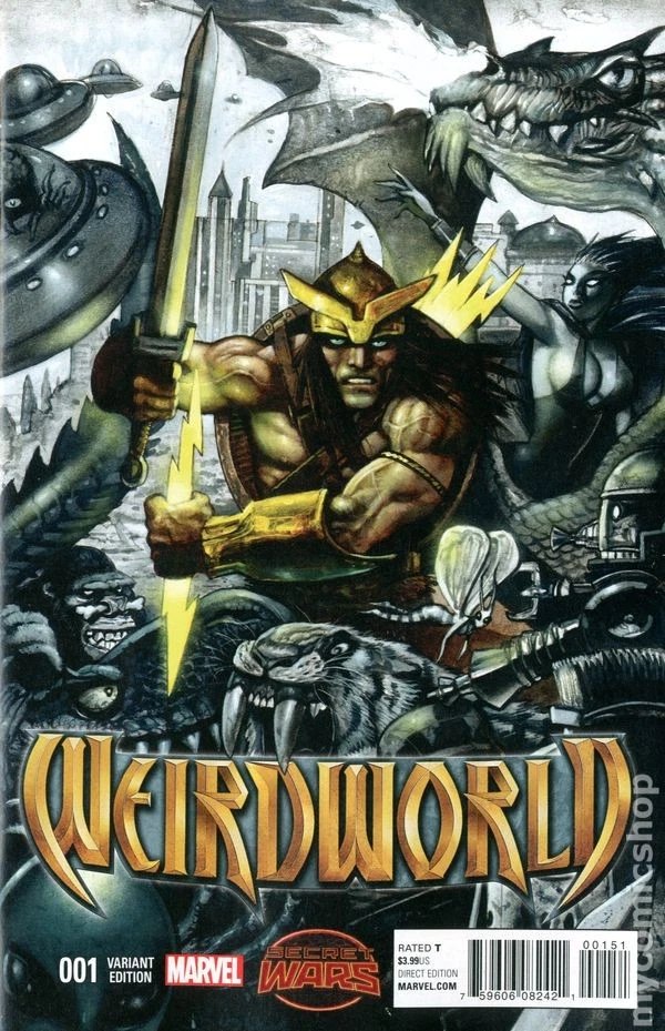 Weirdworld #1E [Simon Bisley Variant] (August 2015)