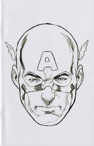 Captain America Vol IX #7P [1:50 Mark Brooks Headshot Sketch Variant] (May 2024)